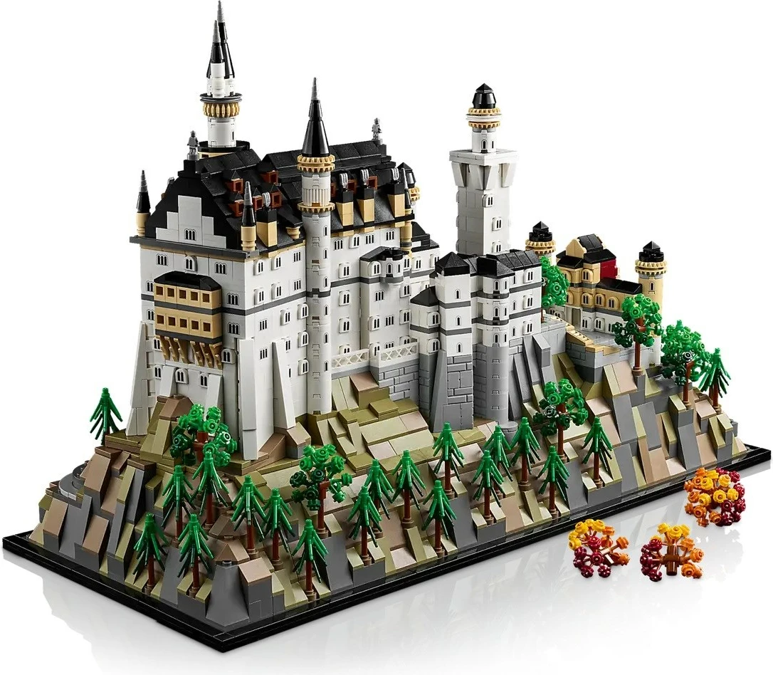 Model gradu Neuschwanstein, LEGO Architecture 21063, za odrasle