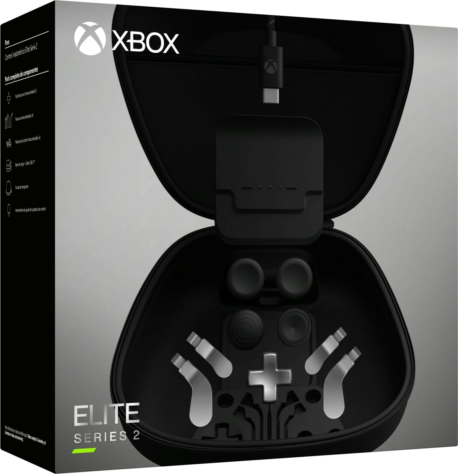 Premium brezžični kontroler za igre Xbox Elite Series 2, Microsoft, PC, Xbox One, črn, USB Type-C