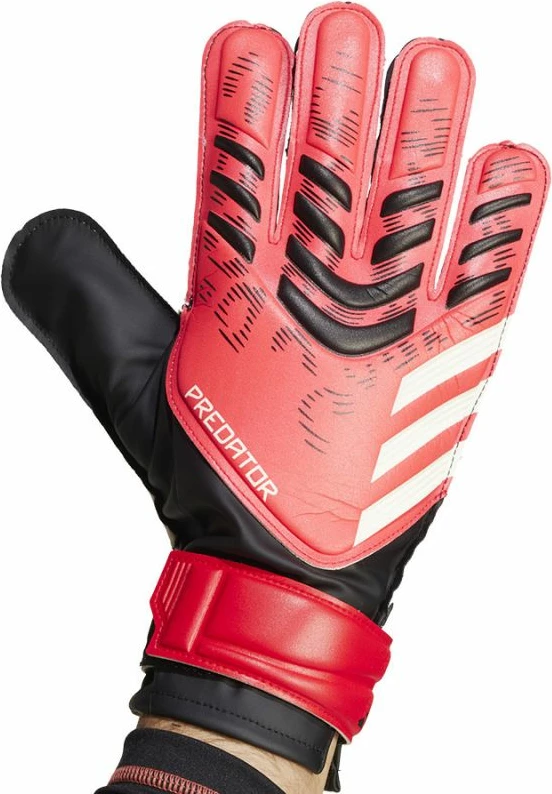 Doreza za vratarja, adidas Predator GL TRN M, bele in rdeče