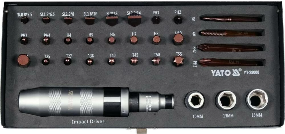 Ročna orodja Yato YT-28000, set