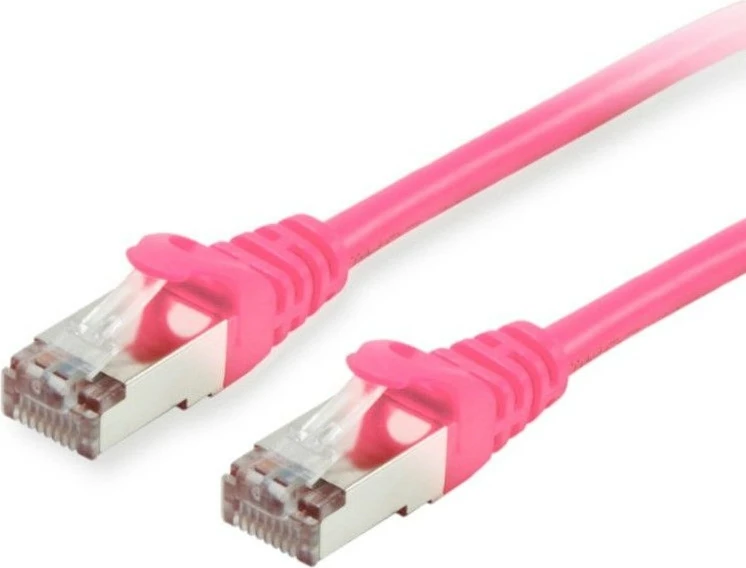 Omrežni kabel Cat6 Equip S/FTP 0,5 m, RJ-45, roza