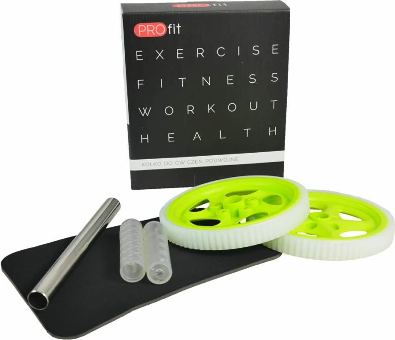 Dvojni valj za vadbo PROfit DK 3216, zelen