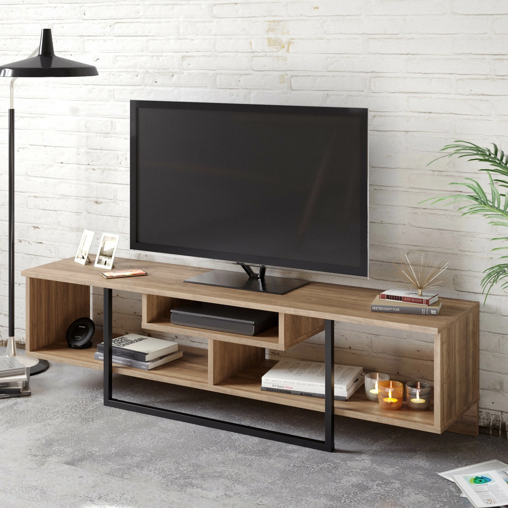 Komoda za TV Hanah Home Asal (150), rjava in črna