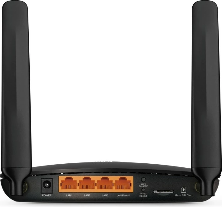 Usmerjevalnik TP-Link Archer MR200, Wi‑Fi 5, Dual‑band, Ethernet LAN, 3G, črn