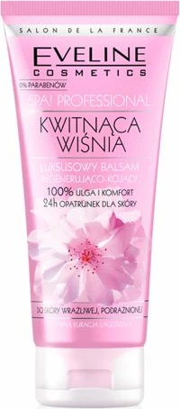 Regenerativni in pomirjujoči balzam za telo Eveline Cosmetics Spa Professional Luxury, češnjev cvet, 200 ml
