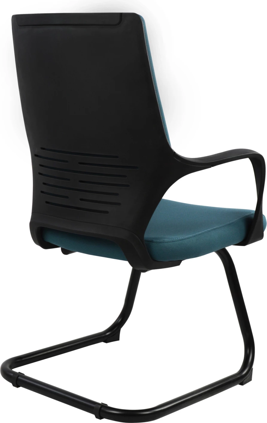 Konferenčna stol FH0168.06, črn/moder, 63,5x59x94,5 cm