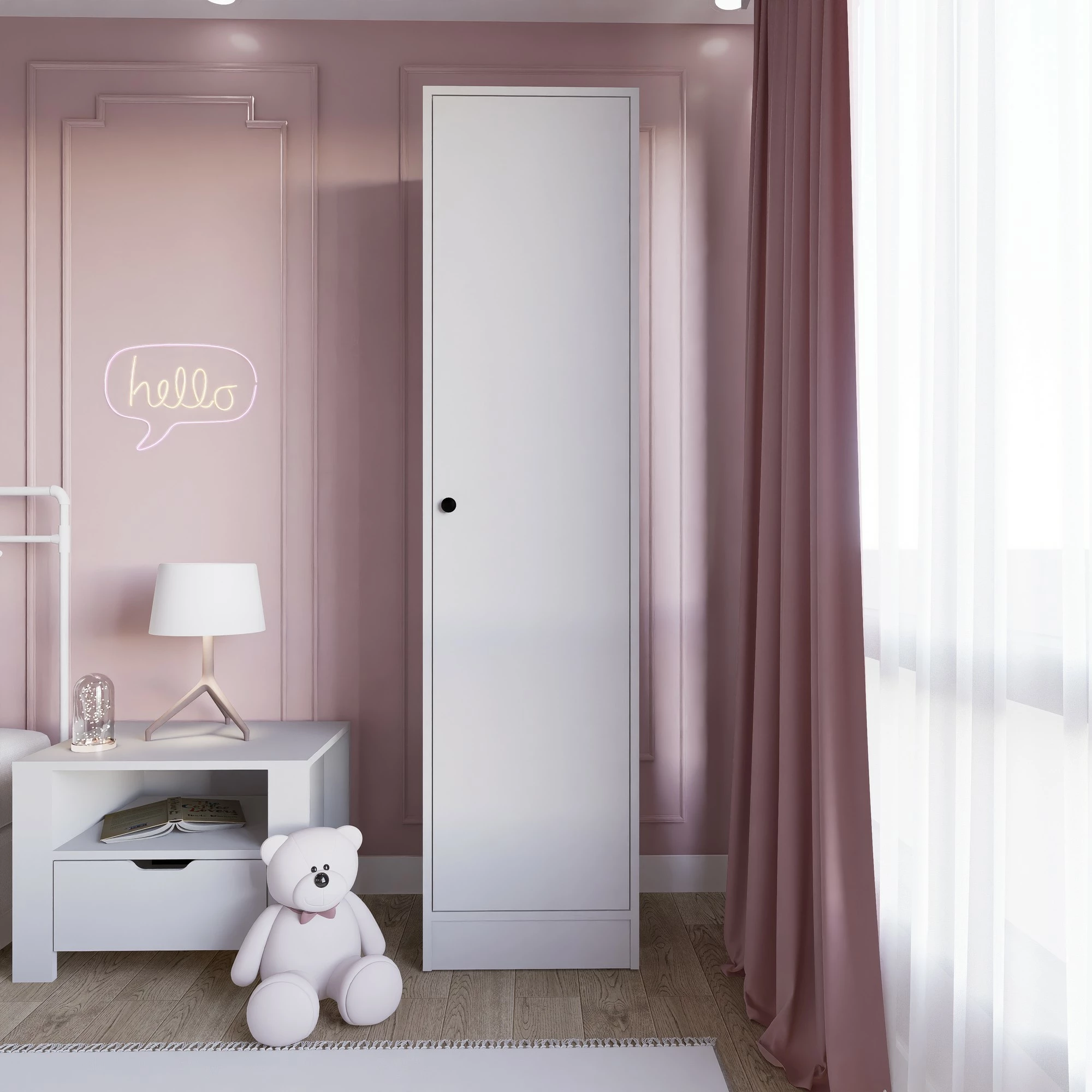 Omara Skye Decor Daisy 1600-38, bela mat