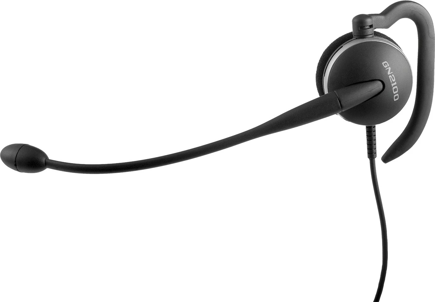 Monauralne slušalke z mikrofonom Jabra GN 2100 Mono 3in1, žične, črne