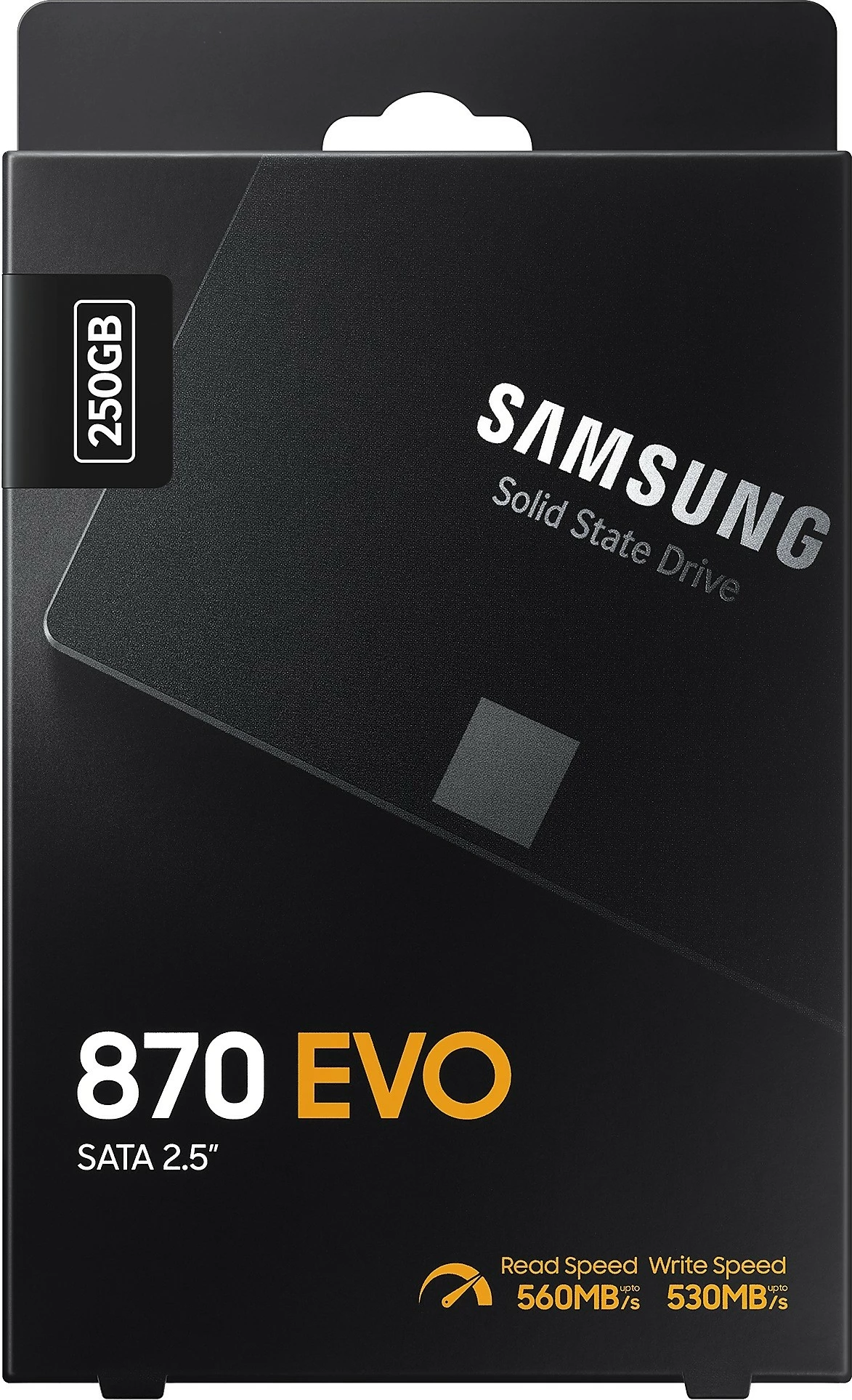 SSD 250 GB, 2,5", 560 MB/s, 6 Gbit/s, črn Samsung 870 EVO