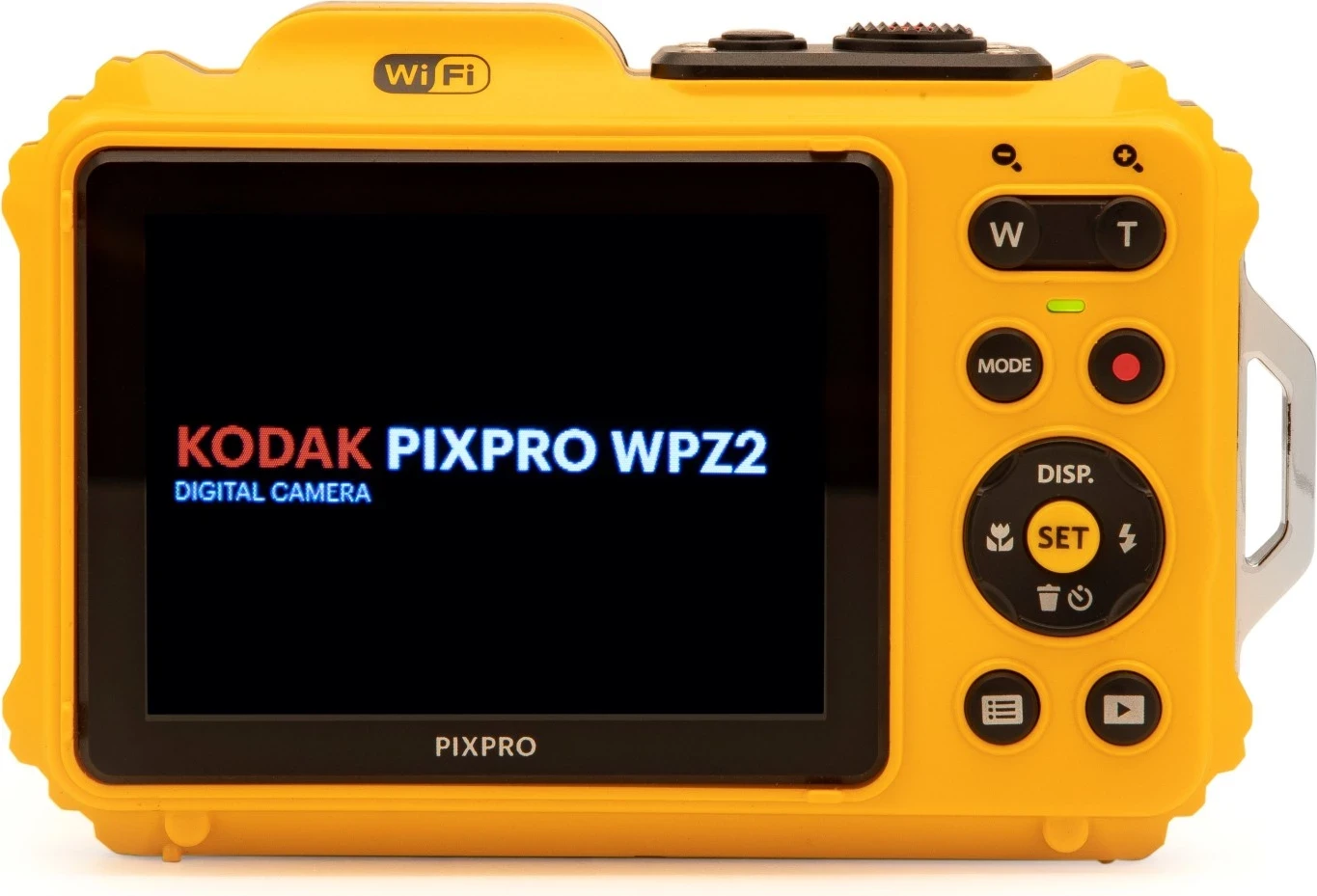 Vodoodporen fotoaparat 16 MP, Full HD, 4x optični zoom, rumen — Kodak WPZ2