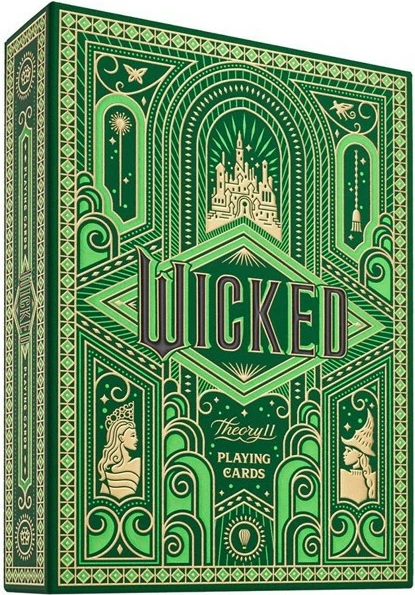Igralne karte Land of Oz, Bicycle Wicked Cards, set, zelen