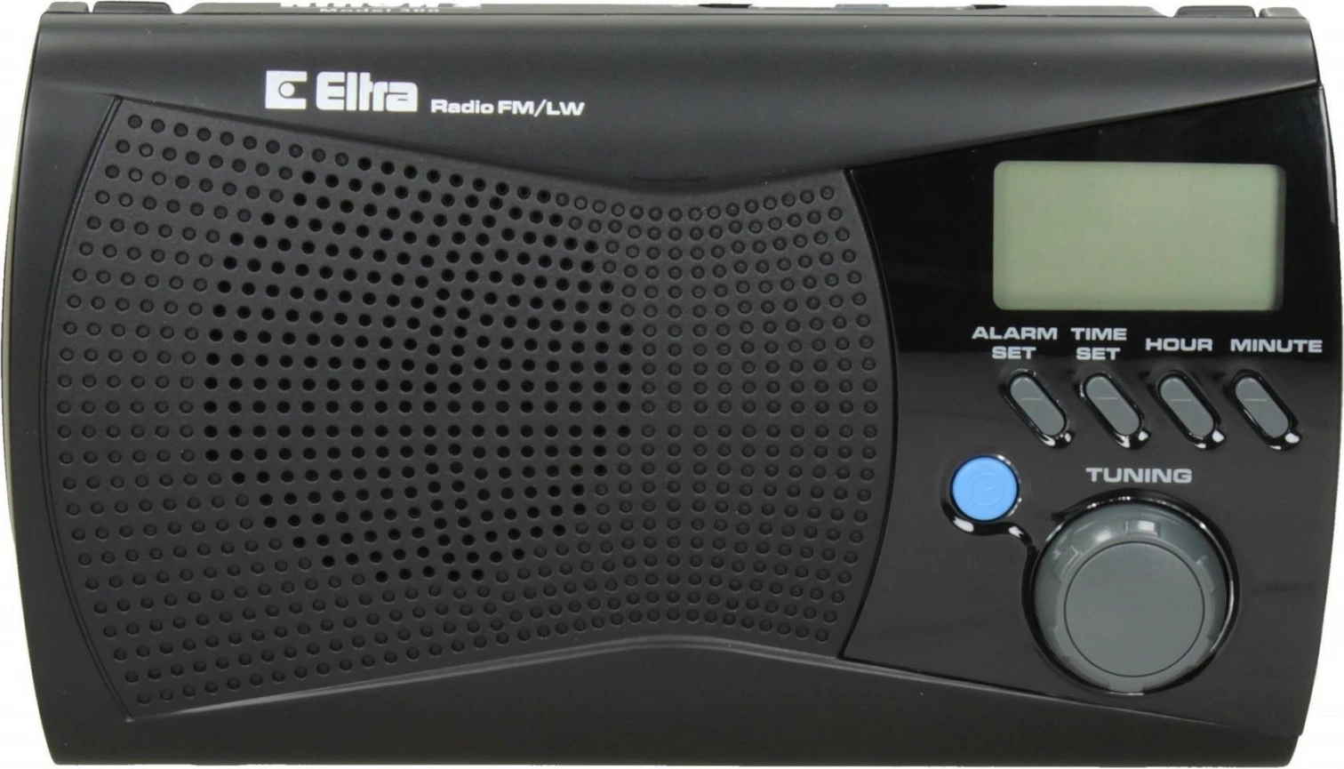 Prenosni mono radio FM/AM s uro Eltra KINGA 2, črn