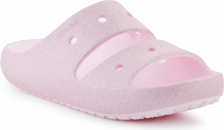 Sandali Crocs Classic Glitter V2, rožnati — za ženske in otroke