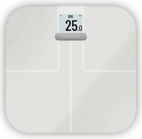 Elektronska tehtnica Garmin Index S2, 181,4 kg, Wi‑Fi, Bluetooth, bela