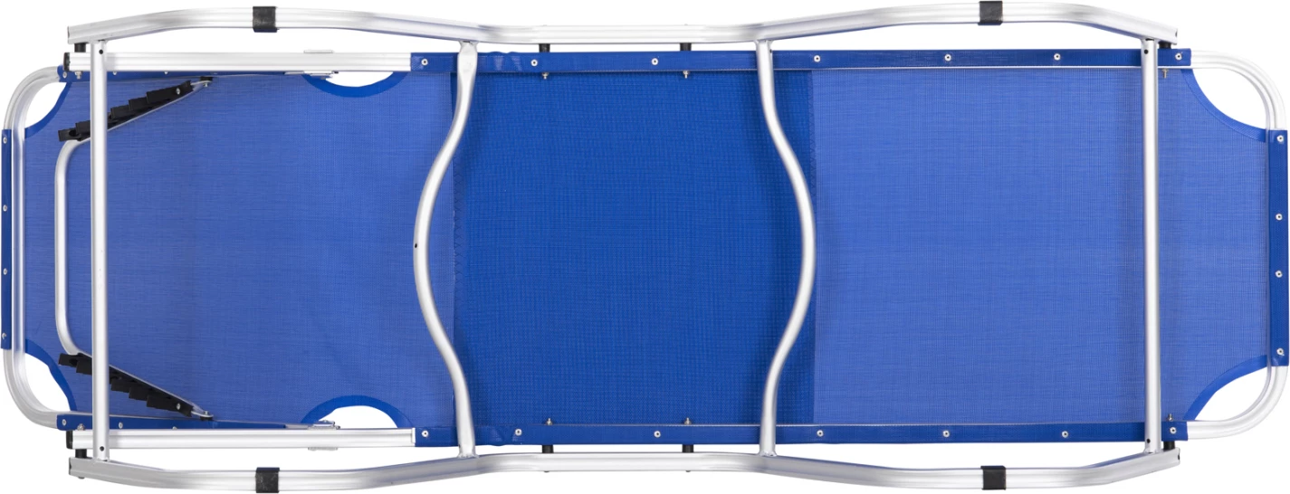 Profesionalno ležalnik iz aluminija FH5071.01 modra 60x195x30 cm