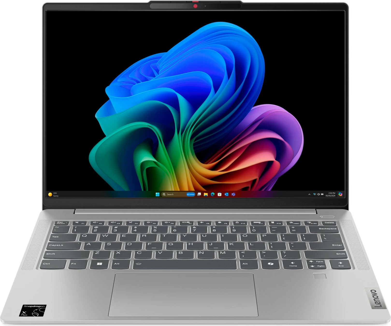 Prenosnik Lenovo IdeaPad Slim 5, 14" OLED, Snapdragon X Plus, 16GB/1TB SSD, Win11, siva