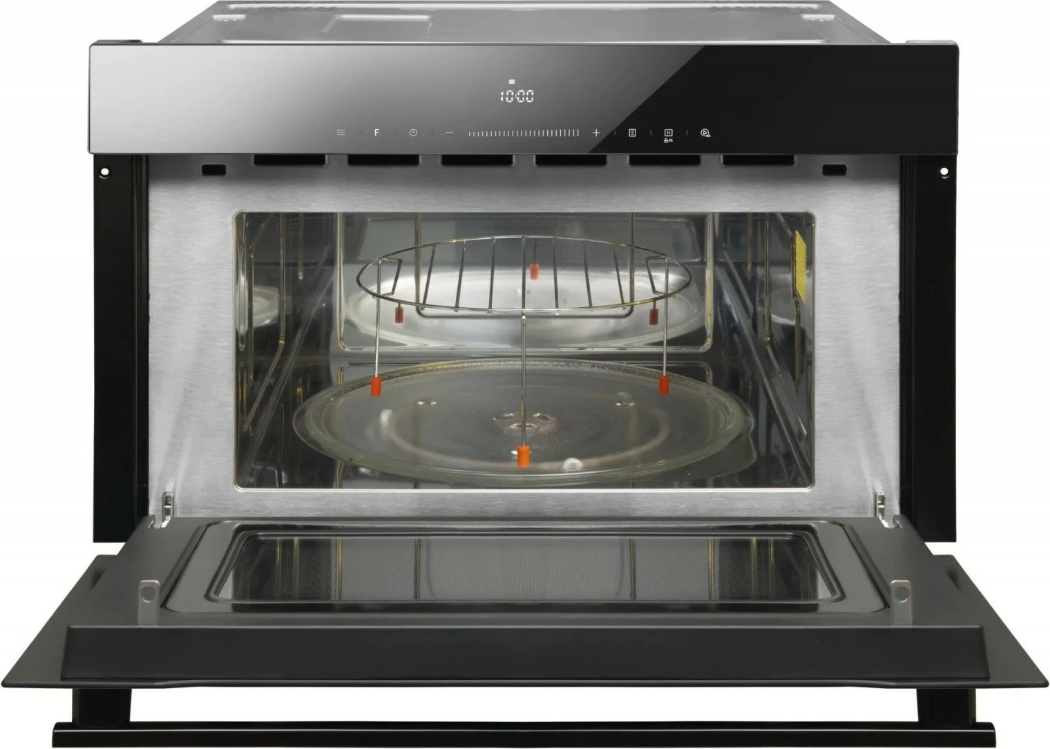 Vgradna mikrovalovna pečica Amica AMMB34E1GVB, 34 l, 900 W, grill 1100 W, črna