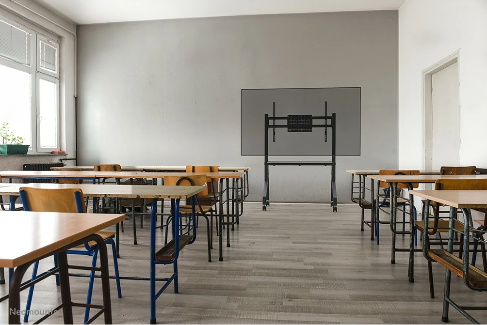 Multimedijski voziček za zaslone do 86", Neomounts FL50-525BL1, Newstar, črn