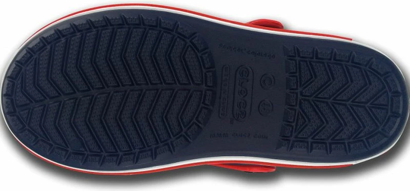 Sandali Crocs Crocband za otroke, rdeče in mornarsko modri