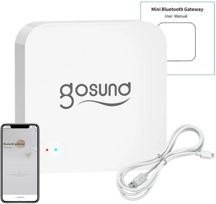 Pametni gateway Gosund G2, Bluetooth/Wi-Fi, z alarmom, bel
