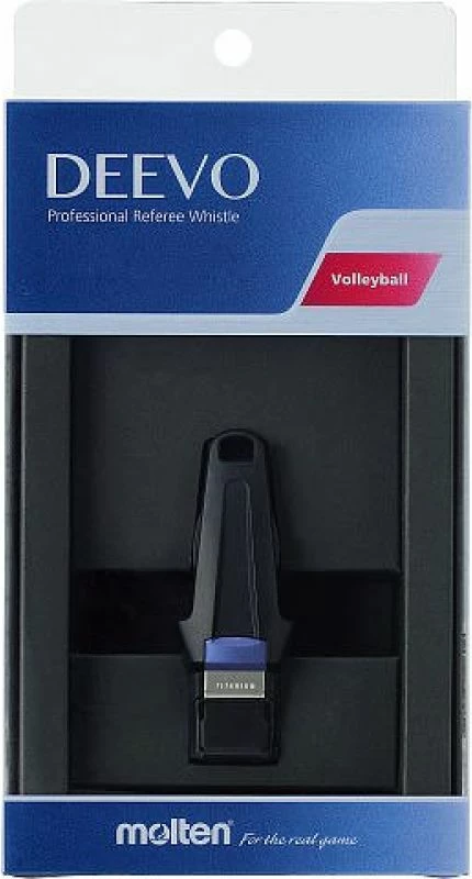 Profesionalen žvižgavec za sodnike Molten Deevo RA0100-K, črn