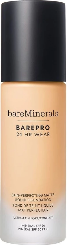 Tekoča mat podlaga BarePro 24HR Wear, bareMinerals, SPF 20, za ženske, Fair 15 Warm, 30 ml