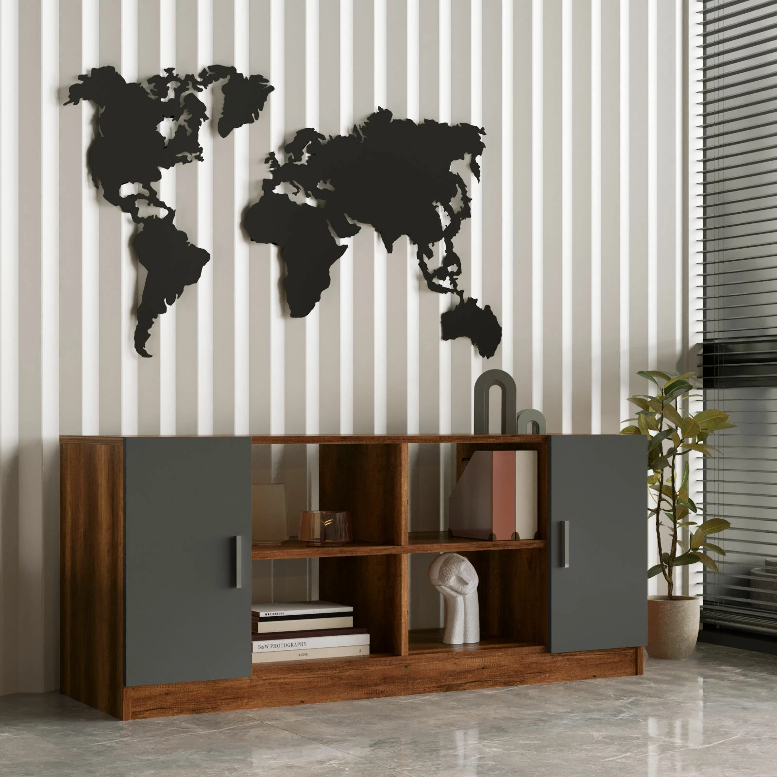 Set sodobnega pisarniškega pohištva Hanah Home, Vo13-Ba