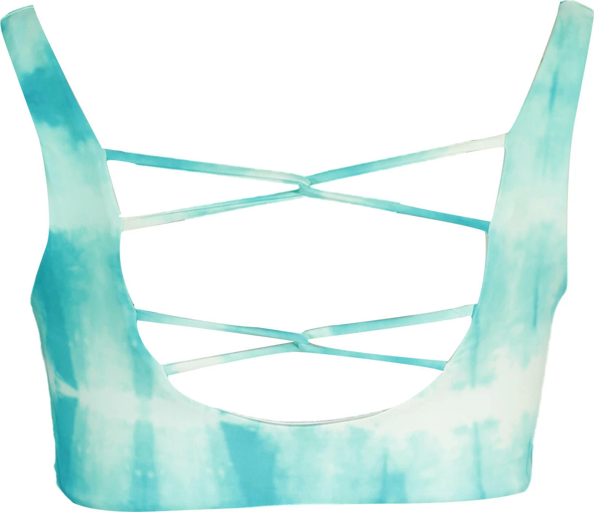 Športne bikinke KARL LAGERFELD BEACHWEAR za ženske, svetlo modre