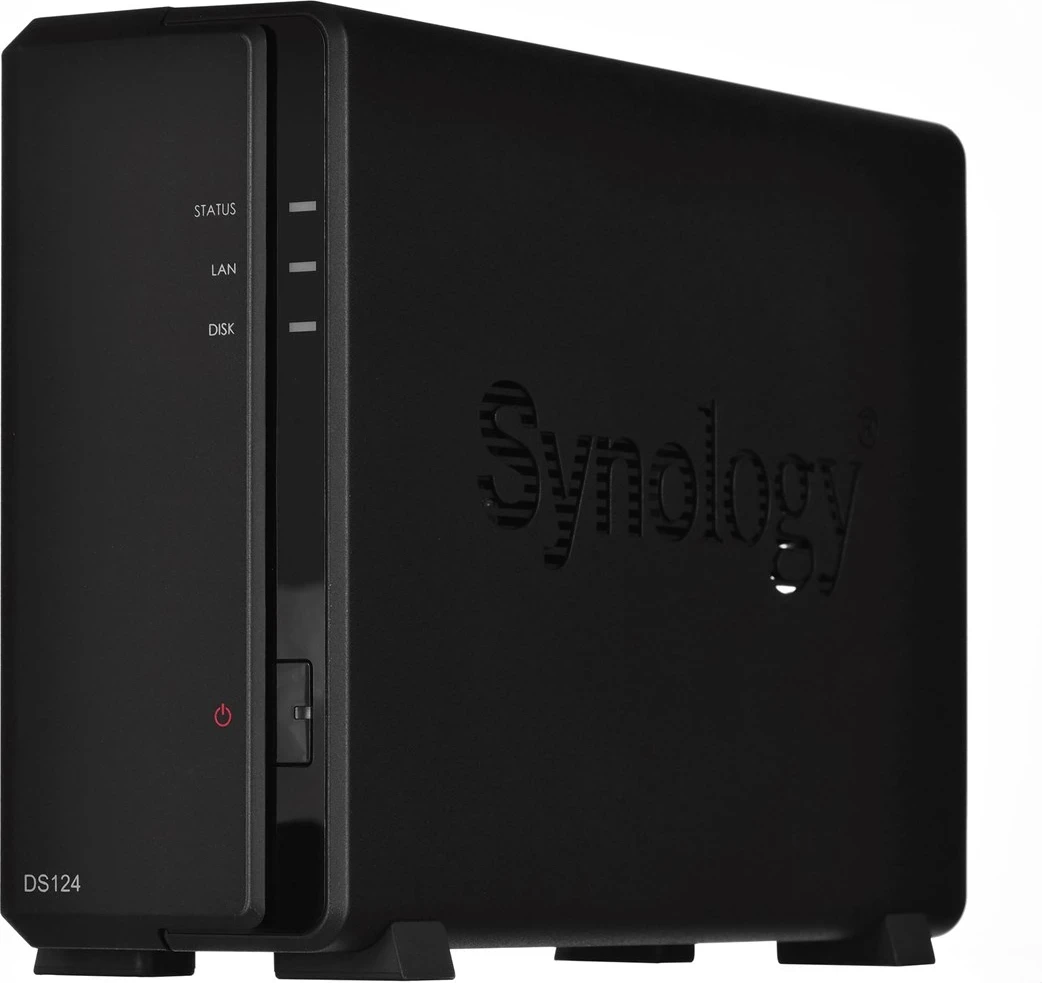 NAS Synology DiskStation DS124, Ethernet LAN, črn