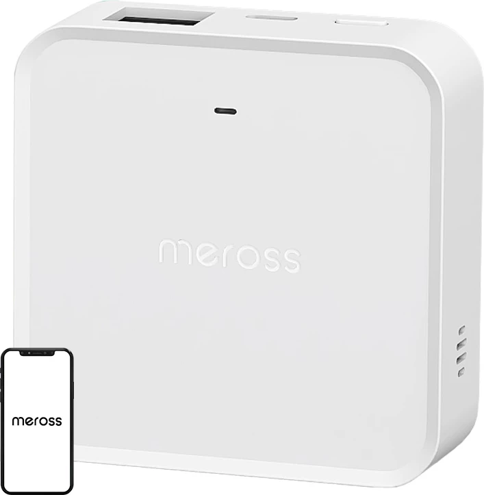 Wi‑Fi prehod, Meross MSH450MA (EU), Matter, sirena 110 dB, Ethernet + Wi‑Fi 2.4 GHz, do 32 naprav