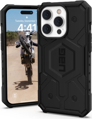 Ovitek za telefon Pathfinder MagSafe za iPhone 14 Pro Max, UAG, črn