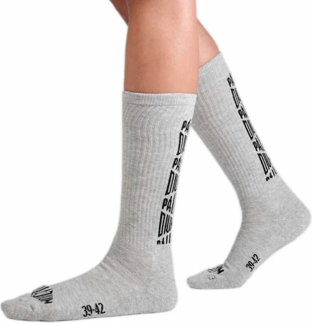 Dolge nogavice, Palladium JACQUARD MID SOCKS 2 SX7385-034, sive — za moške in ženske