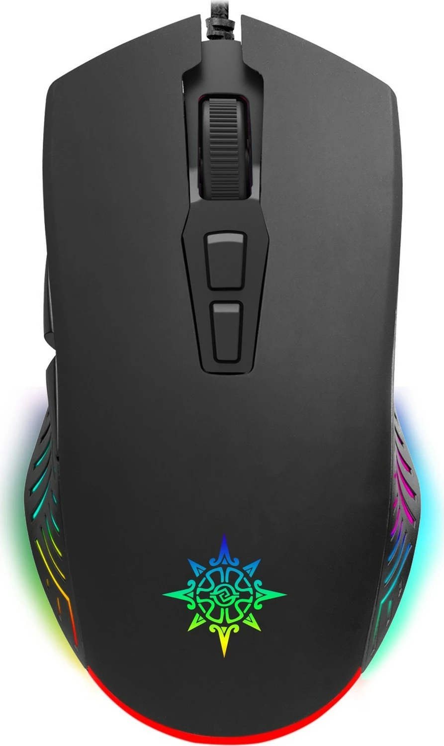 Gaming miš Inca IMG-GT17, 6400 DPI, RGB, 7 gumbov, USB, črn