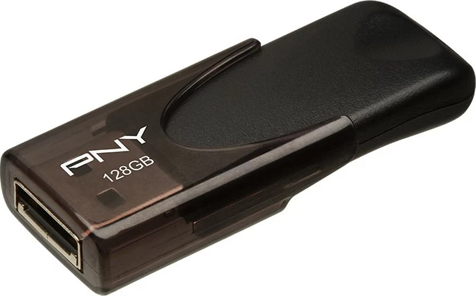 USB ključek PNY Attache 4, 128 GB, USB 2.0, črn