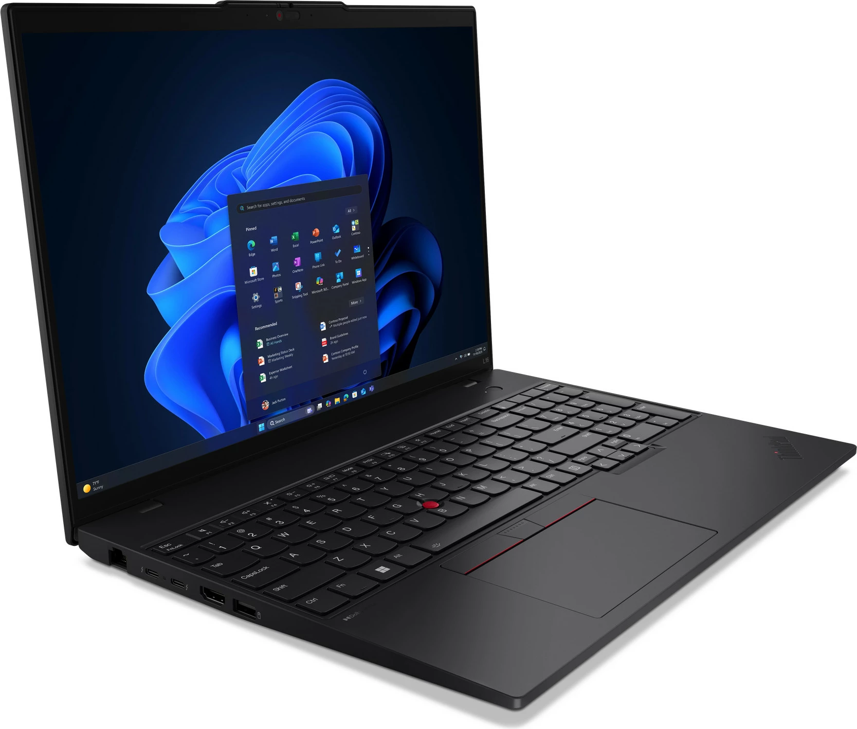 Prenosnik Lenovo ThinkPad L16 G2 R AI 7P 350 32GB, črn