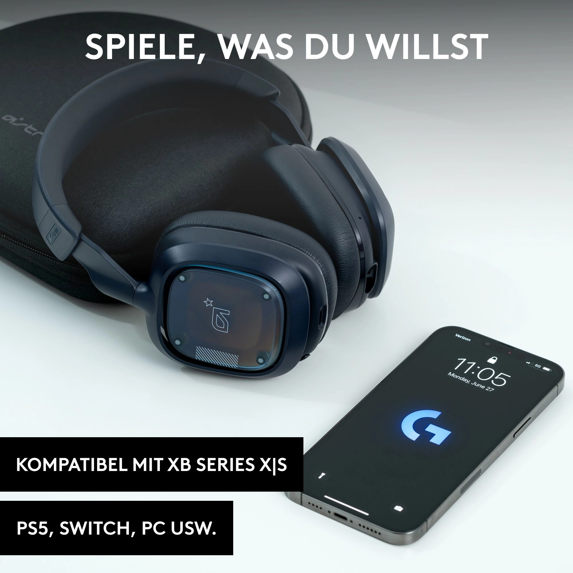 Gaming slušalke ASTRO A30 Logitech, žične in brezžične, 20 - 20000 Hz, 342 g, modre