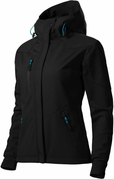 Turistična jakna Softshell Malfini za ženske, črna
