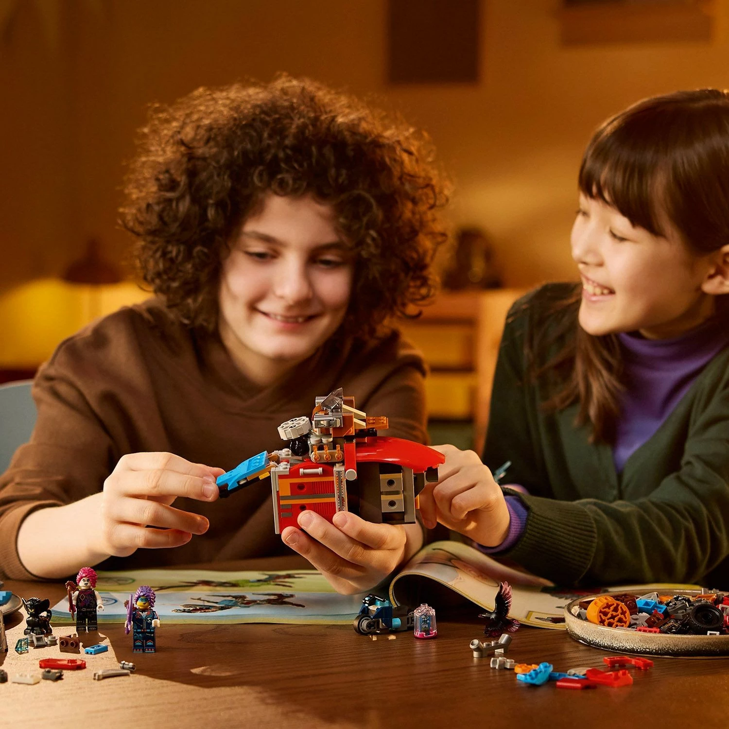 Gradbeni set Cooper's Dino-Mech C-Rex, LEGO DREAMZzz 71484, večbarven