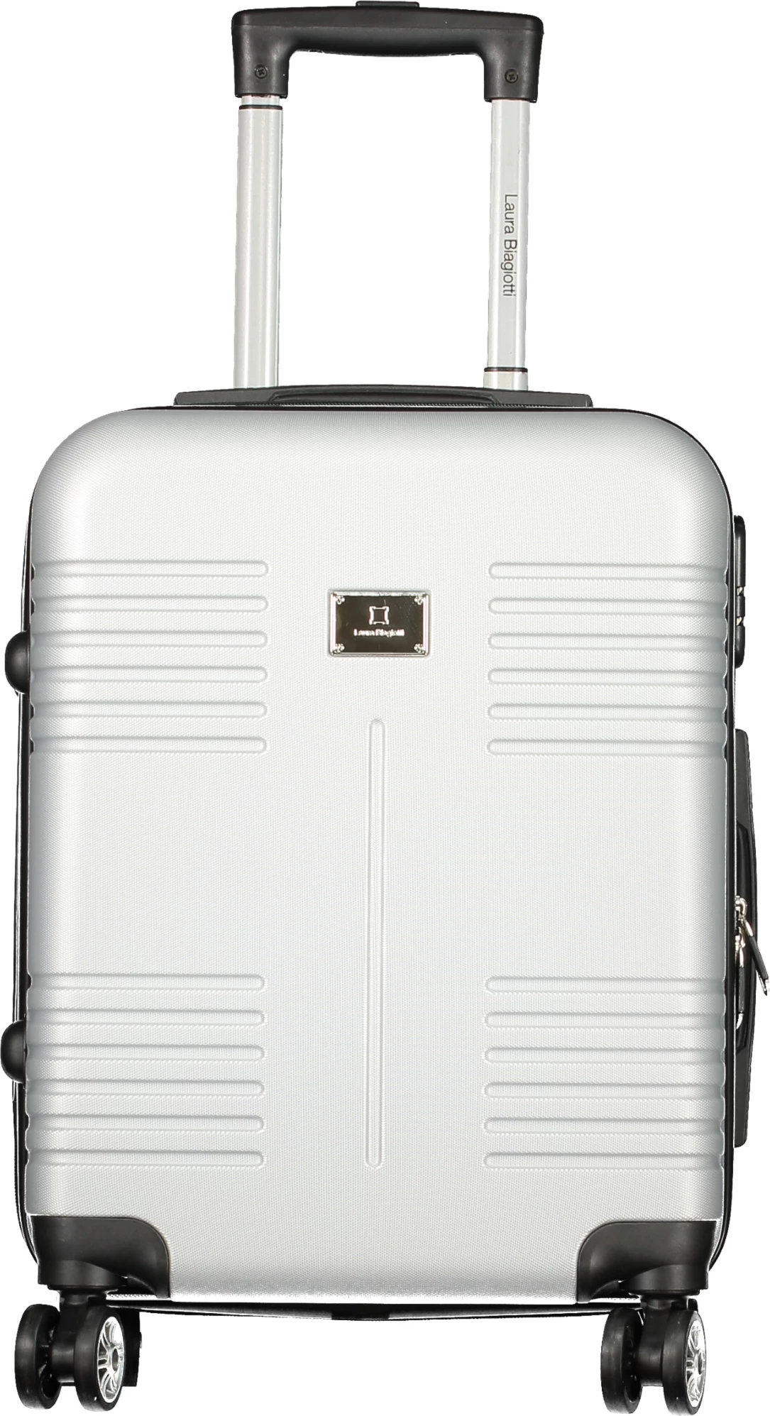 Set kovčkov za ženske, srebrn LAURA BIAGIOTTI