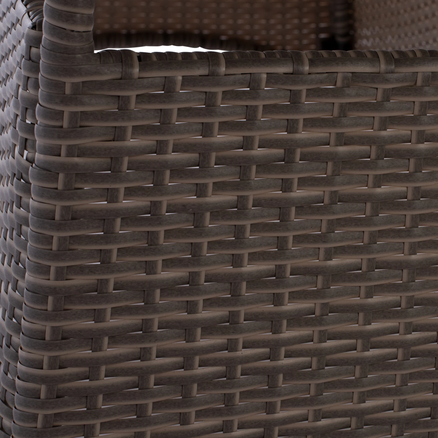 Kovinska miza Minsk rattan siva FH5507.01 150x90x75 cm
