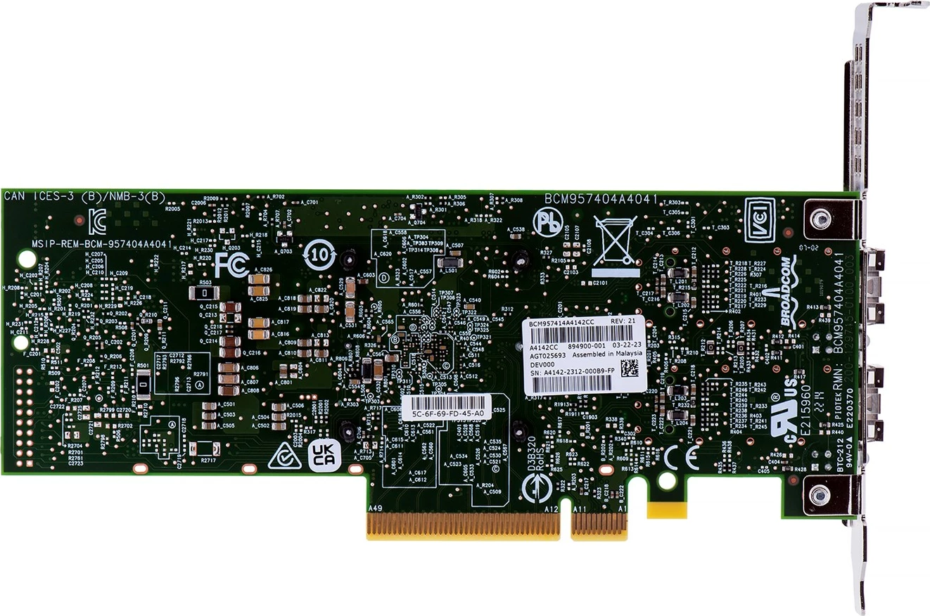 Omrežna kartica Broadcom Assy Top BCM957414A4142CC, 25000 Mbit/s