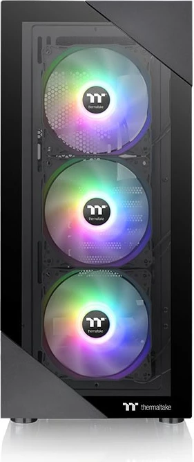 Računalniško ohišje Thermaltake View 200 3x ARGB, Midi Tower, kaljeno steklo, črno