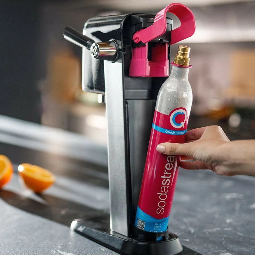 Sistem za gaziranje vode SodaStream ART, 1 L, 60 L, črn, jeklo