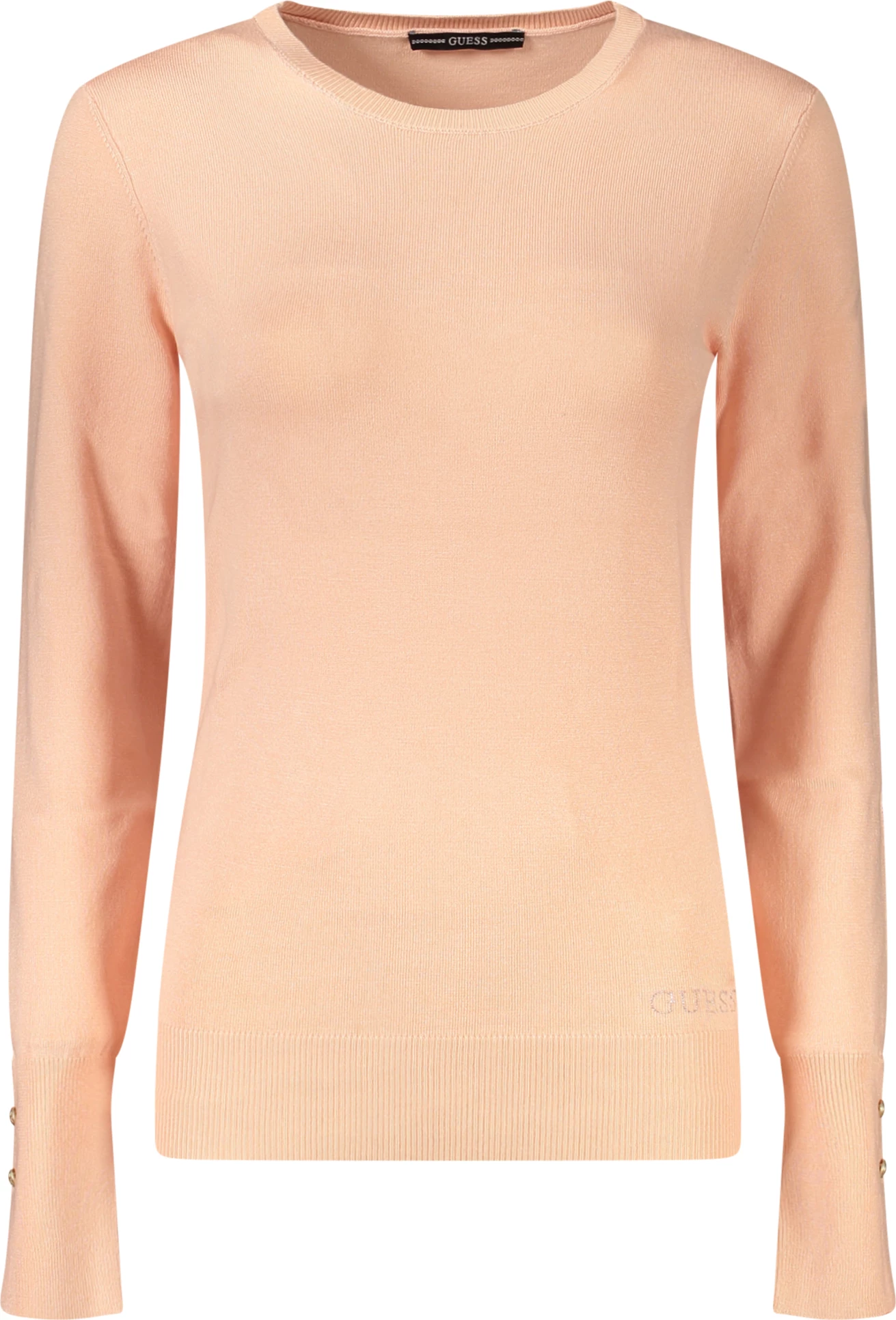 Pletenina za ženske GUESS JEANS, rožnata