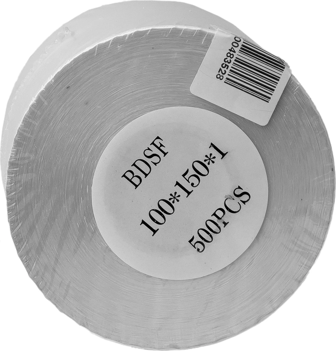 Termične etikete 100x150 mm, 500 kosov, bele, Hurtel