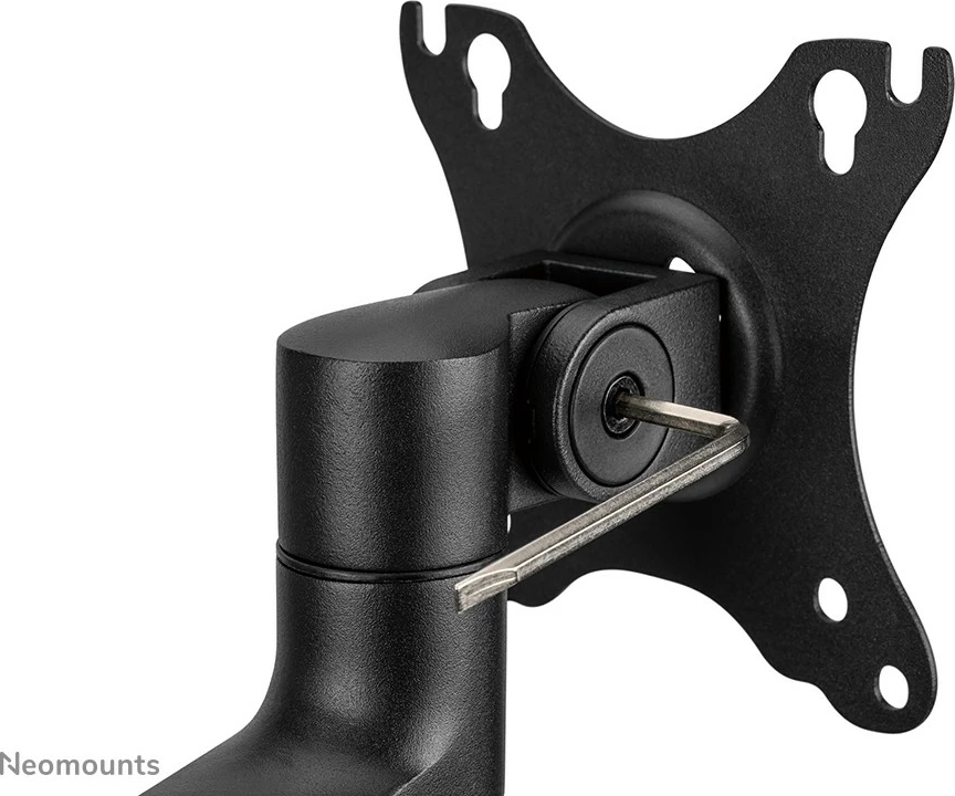 Nosilec za monitor 17–27", Neomounts DS60-425BL1, sponka/izrez, 8 kg, črn