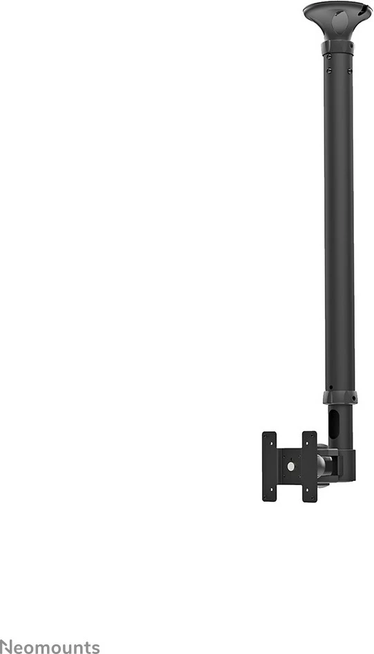 Stropni nosilec za monitor Neomounts FPMA-C100, 12 kg, 25,4 cm (10") - 76,2 cm (30"), 75 x 75 mm, 200 x 100 mm, 790 - 1290 mm, črn