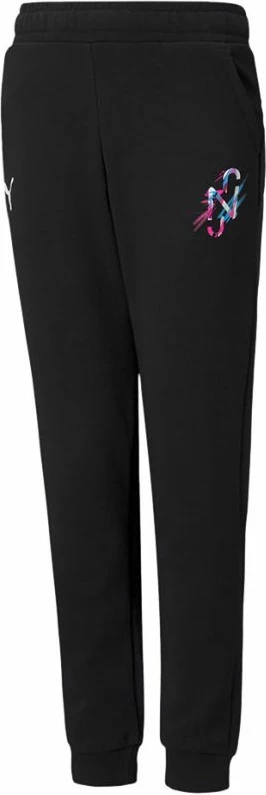 Otroške športne hlače Neymar JR Puma, črne