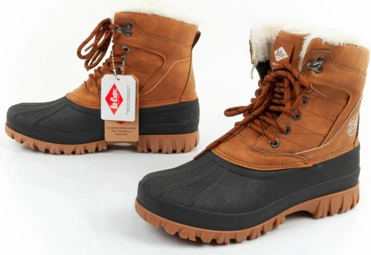 Zimske čizme Lee Cooper za ženske, rjave