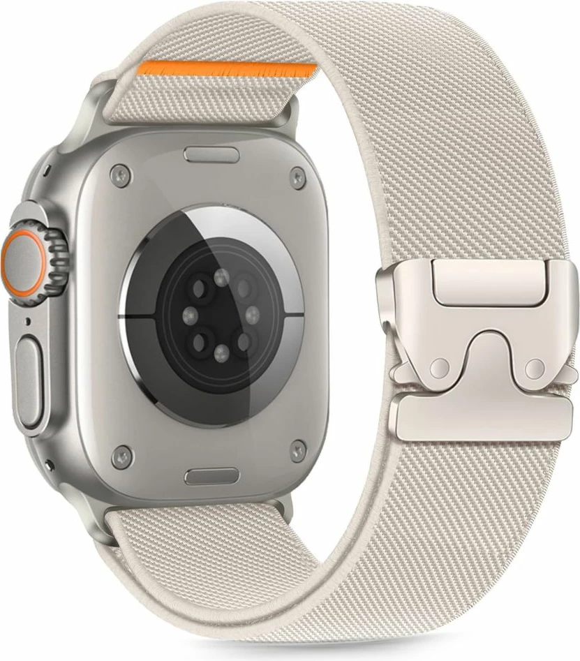 Najlonski pašček za Apple Watch Tech-Protect Nylon Clasp, 44/45/46/49 mm, siv